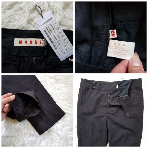 Marni Wool Blend Trouser - Picture 8 of 8
